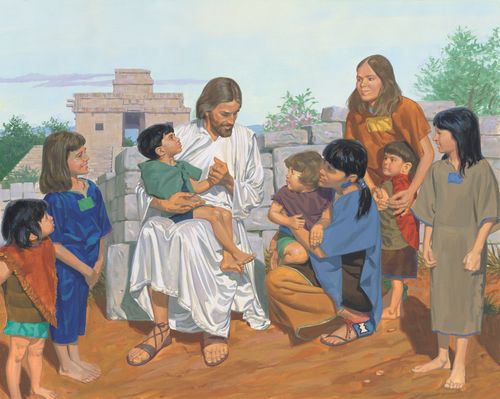 Jesus blessing children