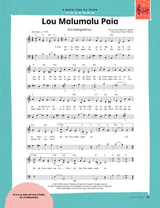 sheet music