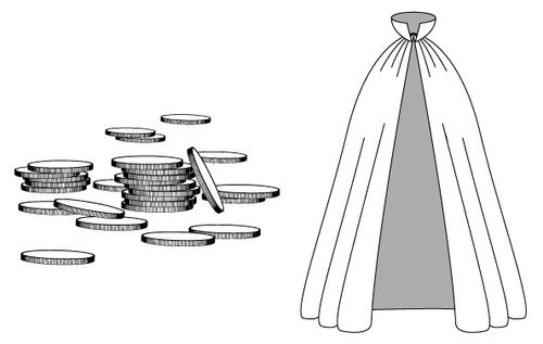 cloak and coins
