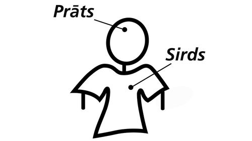 prāts un sirds