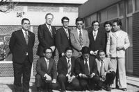 Franklin D. Day with Japanese teachers