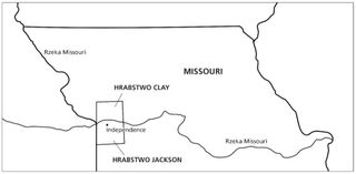 mapa, Missouri