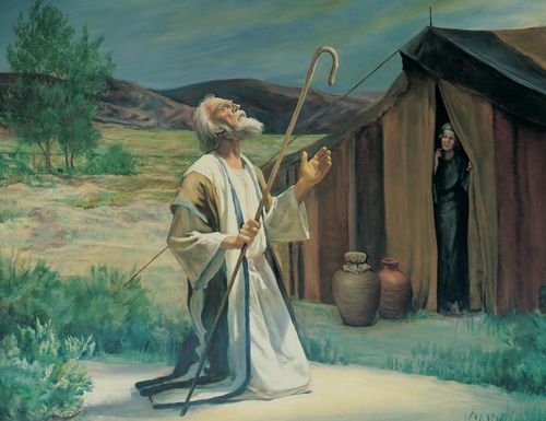 Abraham on the Plains of Mamre, by Harry Anderson