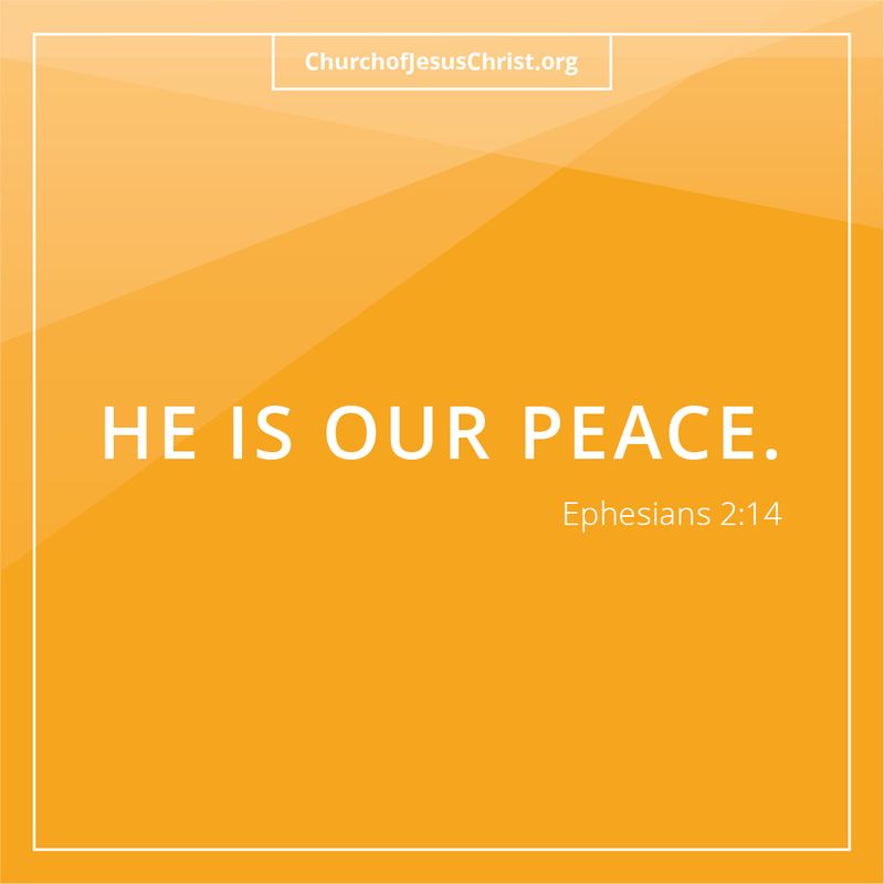 "He Is Our Peace" | Ephesians 2:14 © undefined ipCode 1.