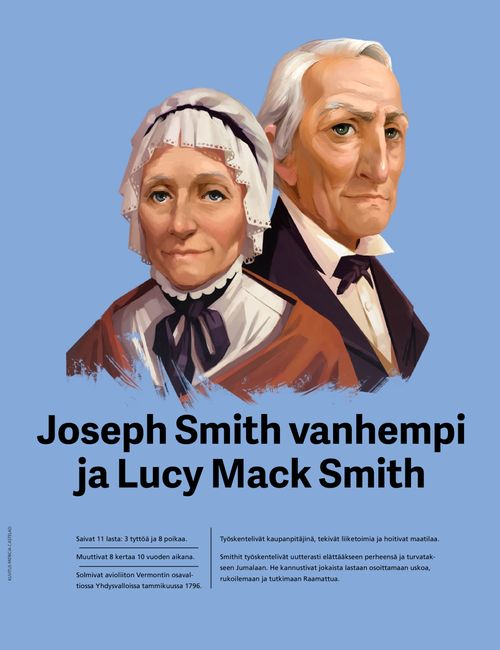 Joseph Smith vanhempi ja Lucy Mack Smith