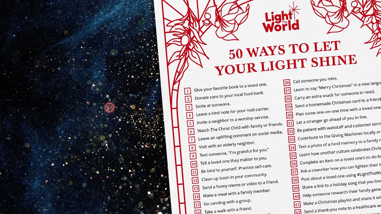 Light the World Christmas campaign service ideas