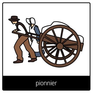 Pictogramme de l’Évangile pour « pionnier »