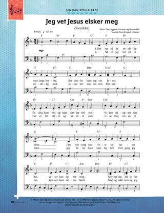 sheet music, page one