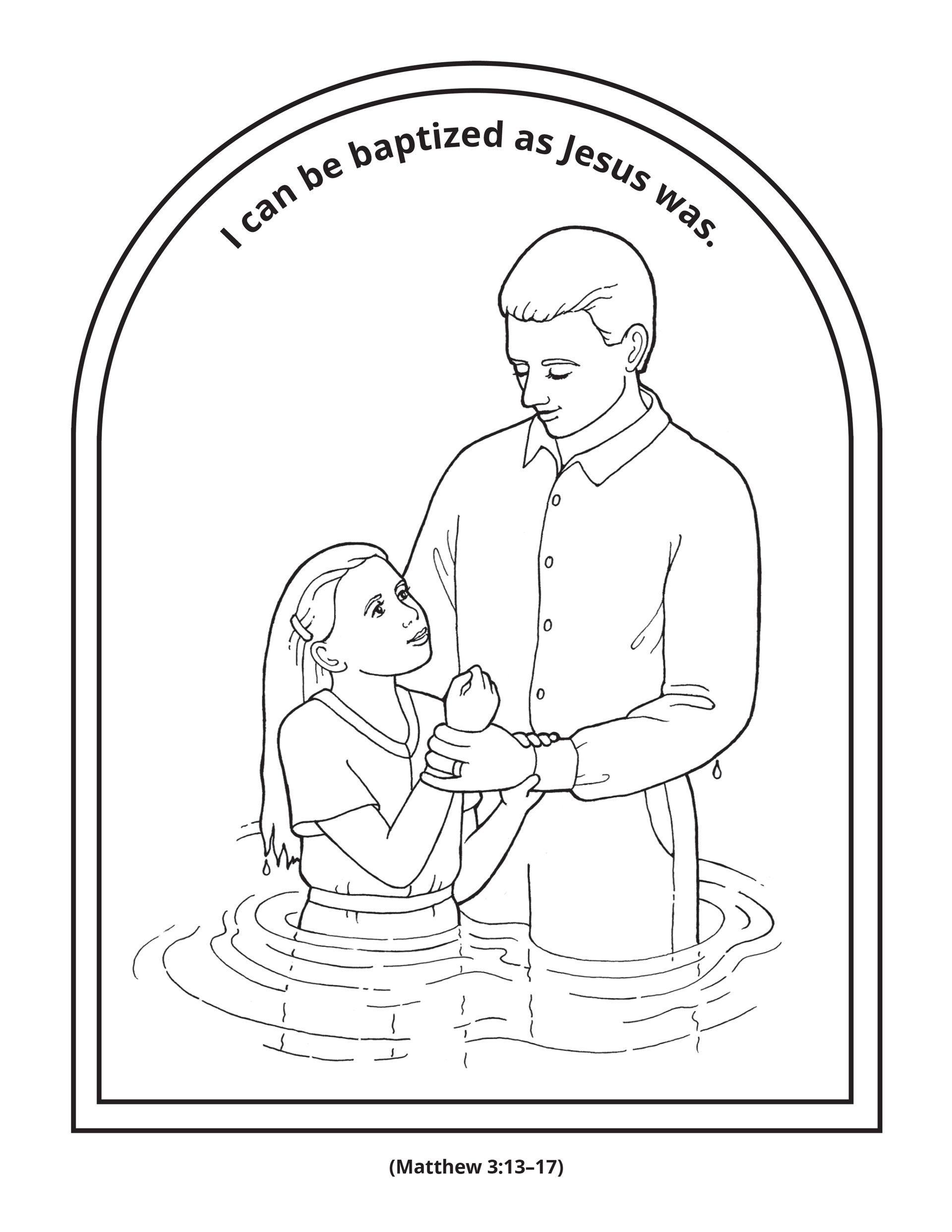 the baptism of jesus clipart