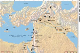 map, Old Testament area