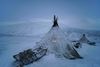 Tent on snow