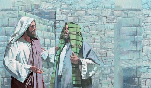 Jesus tells Nicodemus that men need to choose the right to live in the kingdom of God - ch.14-5