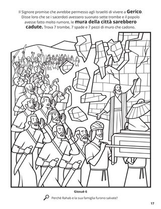 The City of Jericho coloring page