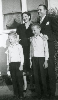 President Hunter with family