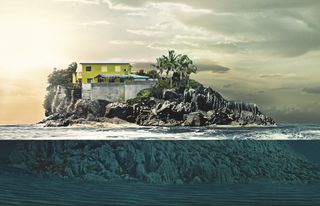 house on island