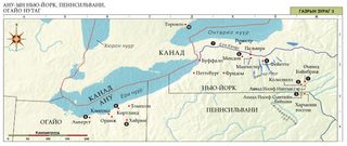 газрын зураг, Нэгдсэн Улсын зүүн хойд нутаг