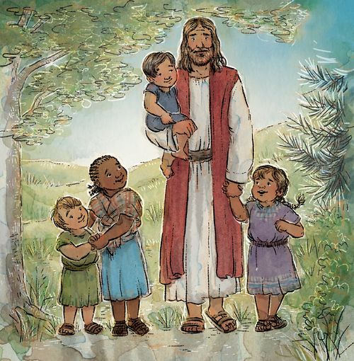 Jesus Christ with children