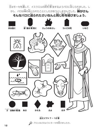 Plagues of Egypt coloring page