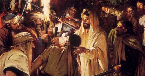 Christ healing servant’s ear