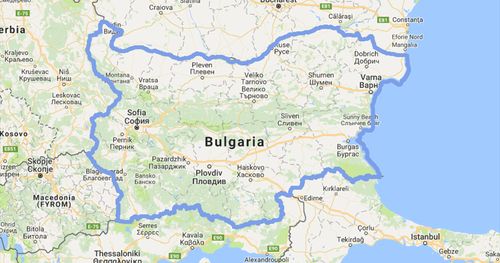 screen capture of Bulgaria Sofia Mission boundaries