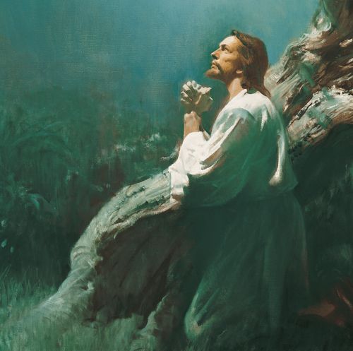 Christ praying in Gethsemane