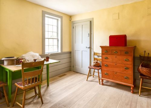 interior of Joseph Smith home, Harmony, Pennsylvania