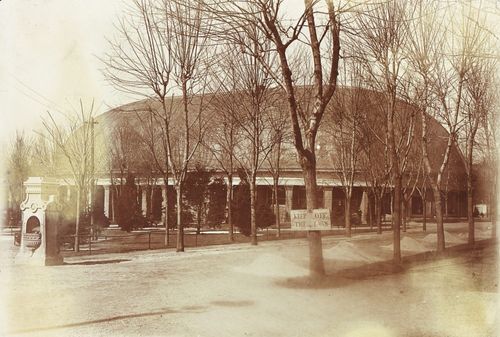 Nineteenth-century photo of the Salt Lake Tabernacle.