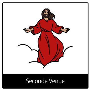 Pictogramme de l’Évangile pour « Seconde Venue »