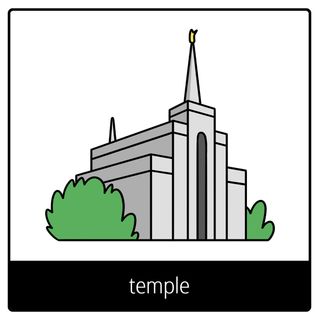 Pictogramme de l’Évangile pour « temple »