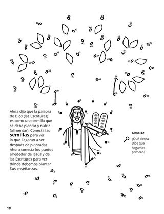 The Word Compared to a Seed coloring page