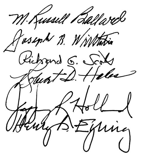 signatures