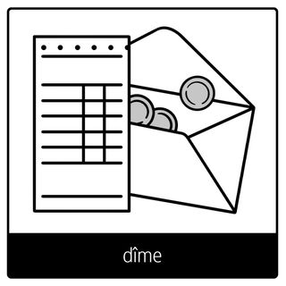 Pictogramme de l’Évangile pour « dîme »