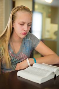 youth reading scriptures