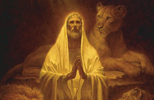 Daniel in the lions’ den