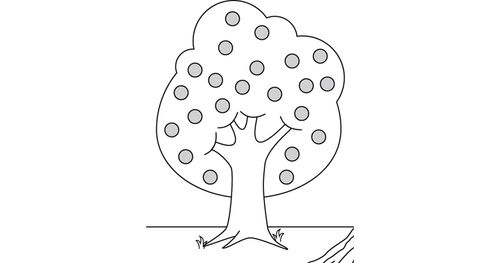 Dessin d’un arbre portant du bon fruit