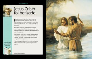 pintura de Jesus sendo batizado por João Batista