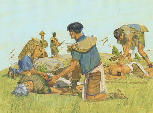 Nephites dying