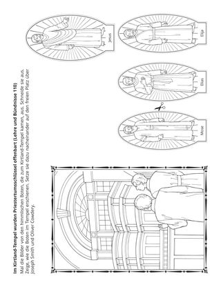 Seite mit der Aktivität: Im Kirtland-Tempel wurden Priestertumsschlüssel wiederhergestellt