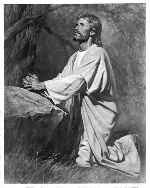 Jesus in Gethsemane