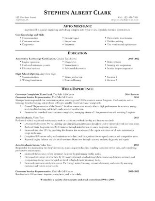 Clark resume