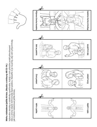 stránka s činnostmi: Mohu následovat Ježíše Krista