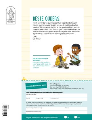 brief aan ouders