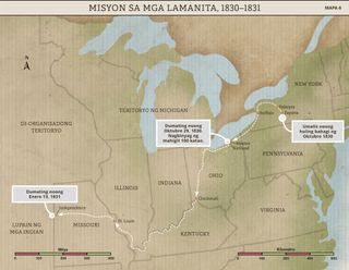 mapa ng misyon sa mga Lamanita