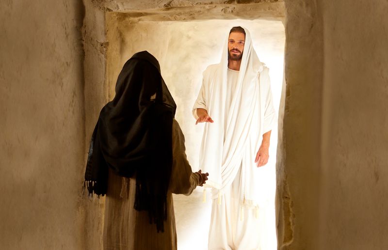 The Resurrected Jesus Christ appears to Mary Magdalene on Easter Sunday