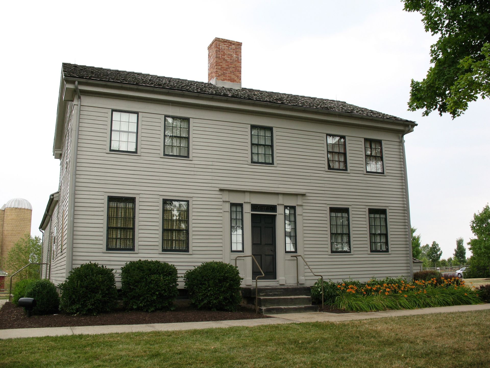 A view of the John Johnson home exterior in Hiram, Ohio.
