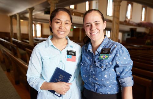 two sister missionaries