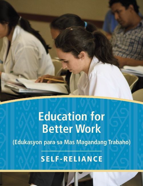 Pabalat ng Education for Better Work (Edukasyon para sa Mas Magandang Trabaho)