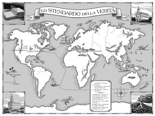 cartina generale del mondo