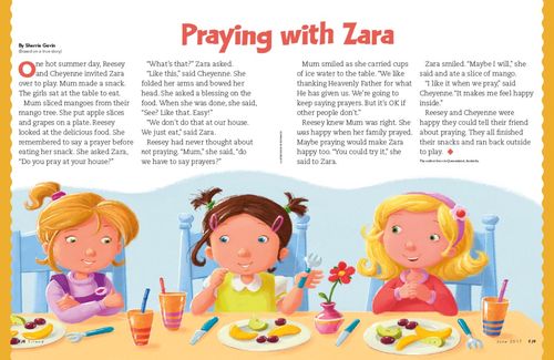 Praying with Zara