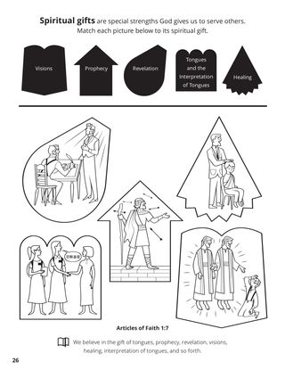 Seventh Article of Faith coloring page